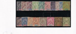 Guadeloupe 1892 SC 27-44 Used Set 