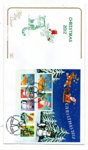 GB 2012 Christmas M/S Cotswold Official Unaddressed FDC Bethlehem SP PMK WS34108