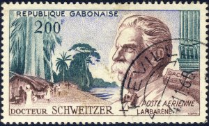 GABON - 1960 - YvertPA1 - 200fr Dr Schweitzer. - VF Used°