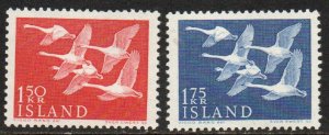 Iceland Sc #298-299 Mint Hinged