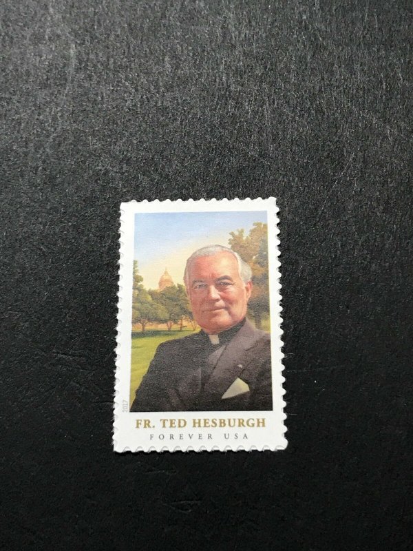 US Scott #5241, Forever Single 2017 Father Ted Hesburgh VF MNH