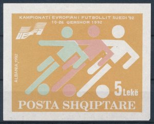 [118044] Albania 1992 World Cup Football Soccer Souvenir Sheet MNH