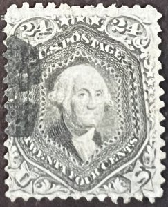 US Scott #78b used with Cert