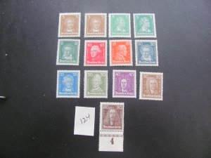 Germany 1926 MNH SC 351-362 SET  VF/XF 1100 EUROS (124)