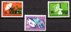 Indonesia 1976 Sc#975/977 SPACE-PALAPA Set (3) MNH