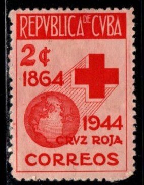 Cuba - #404 Red Cross - MH