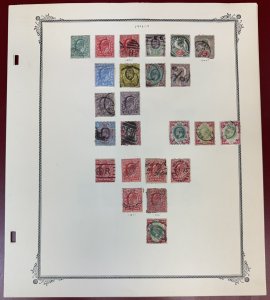 Great Britain, 1902-1937, Edward VII & George V Collection of 128 Stamps, Used