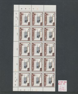 Gibraltar Surcharges Block 1.05 Pounds on 3 Pounds MNH BL380