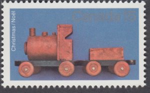 Canada- #839 Christmas - Wooden Train - MNH