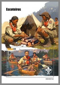 GUINEA-BISSAU 2023 MNH IMPERF. Scouts S/S #631b2