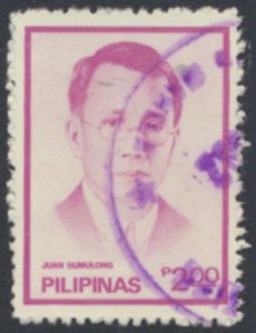 Philippines Sc# 1544 Used Sumulong  see details  / cancel  face & reverse sca...