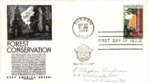 #1122 Forest Conservation – Anderson Cachet Addressed to Anderson SCand