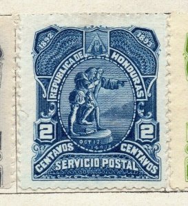 Honduras 1892 Early Issue Fine Mint Hinged 2c. NW-173815