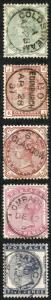 SG164/9 Imperial Crown Set of 5 ALL with SUPERB CDS