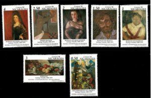 Nicaragua 1994 - Rodrigo Penalba Art - Souvenir  Stamp - Scott #2064 - MNH