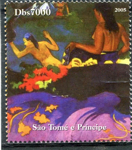 Sao Tome and Principe 2005 Paul Gauguin Painting 1 value Perforated Mint (NH)