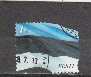 Estonia  Scott#  724  Used  (2013 Estonian Flag)