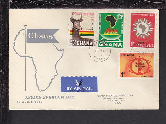 Ghana Freedom Day 1965 Typed FDC BIN