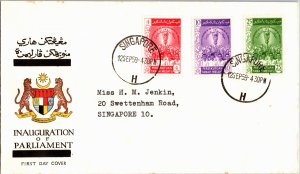 Malaya, Singapore, Worldwide First Day Cover