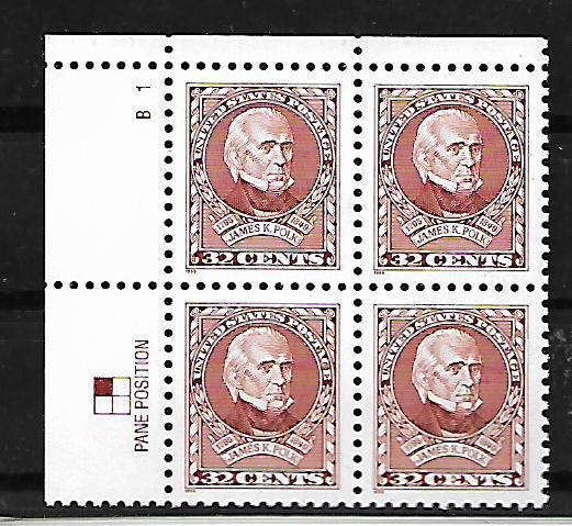 UNITED STATES, 2587, MNH, UL , JAMES S. POLK