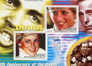 Somalia 2002 PRINCESS DIANA s/s Perforated Mint (NH)