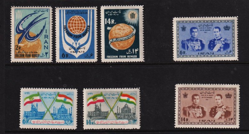 Iran - 3 Mint, NH sets from 1963, cat. $ 37.50