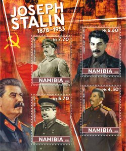 Stamps.Joseph Stalin 2020 year, 1+1 sheets MNH ** perforated