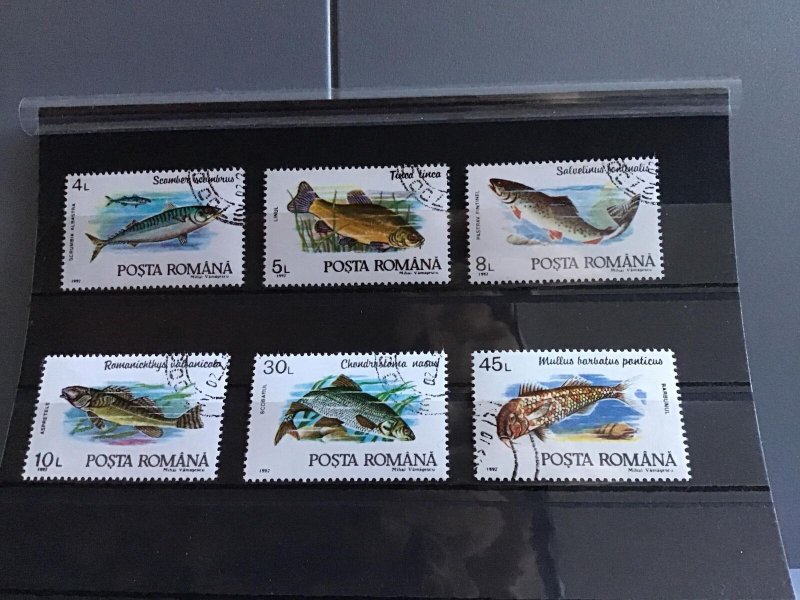 Romania 1992 Fish  stamps   R23244