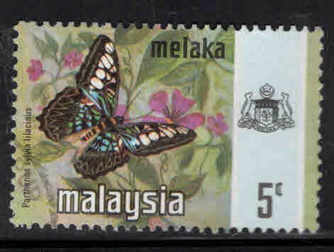 Malaysia Malacca Scott 76 Used Butterfly stamp