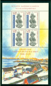 GREENLAND B24a MNH S/S CV $7.00 BIN $4.00