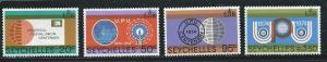 Seychelles 317-20 1974 100th UPU set MNH