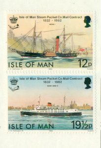 ISLE OF MAN 219-20 MNH BIN $1.05