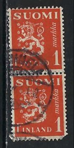 FINLAND 166 VFU PAIR Z3919-2