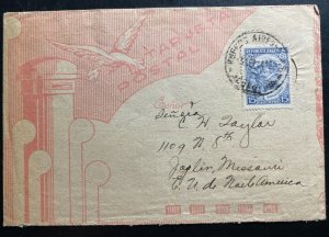 1941 Buenos Aires Argentina Illustrated Cover To Joplin MO USA