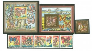 Togo #1553-1559B Mint (NH) Single (Complete Set) (Butterflies) (Scouts)