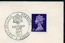 Postmark - Great Britain 1967 cover bearing illustrated c...