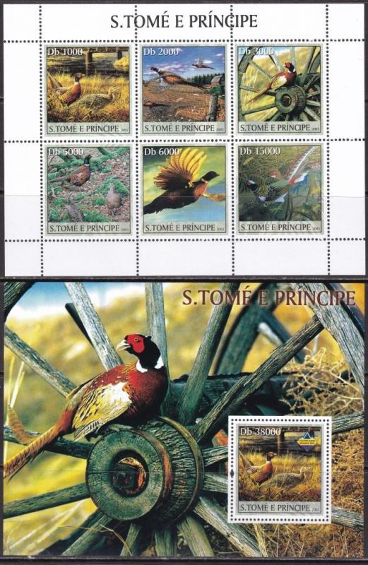 Sao Tome and Principe, Fauna, Birds MNH / 2003