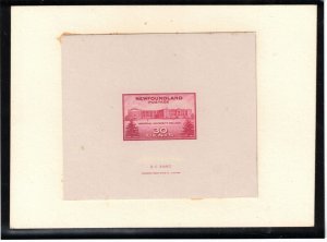 Newfoundland #267DP Extra Fine Large Die Proof In Color Of Issue 89mm x 76mm