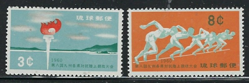 Ryukyu Is 72-73 MNH 1960 issues (fe7116)