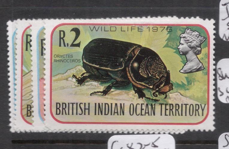 British Indian Ocean Territory Insects SC 86-9 MOG (11dhy)