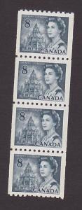 Canada 550p VF MNH Centennial Coil strip of 4