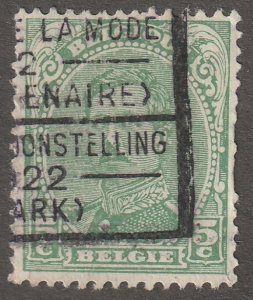 Belgium stamp, Scott#111,  used, hinged, #B-111