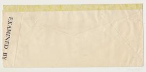 PALESTINE TO CANADA 1944 CENSOR COVER, UNUSUAL TAPE, 20m RATE(SEE BELOW) 