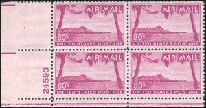 C46 Mint,OG,NH... Plate Block of 4... SCV $19.00