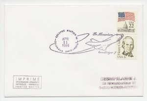 Cover / Postmark USA 1986 Space Shuttle - Challenger 1