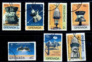 GRENADA #756-762  1976  VIKING MARS MISSION    MINT  VF NH  O.G  CTO