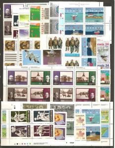 Canada  Mint Postage Lot    Face Value $110.06  See 3 Pics.