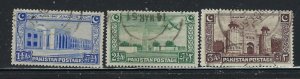 Pakistan 20-22 Used 1948 issues (fe6916)