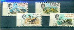 Tristan Da Cunha - Sc# 116-9. 1968 Sea Birds. MNH $2.80.