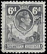 NORTHERN RHODESIA   #38 USED (1)